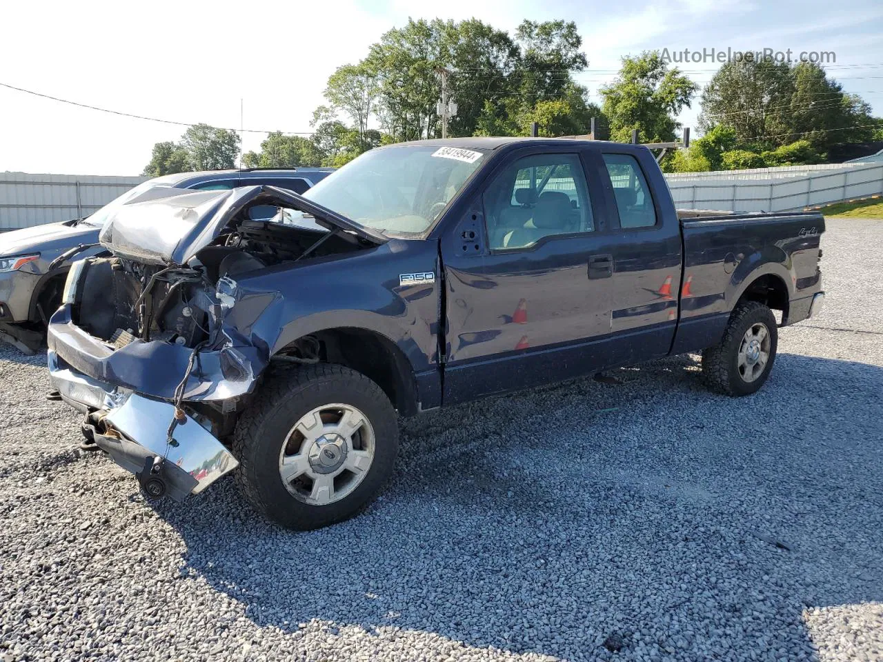 2004 Ford F150  Blue vin: 1FTRX14W44NC04848