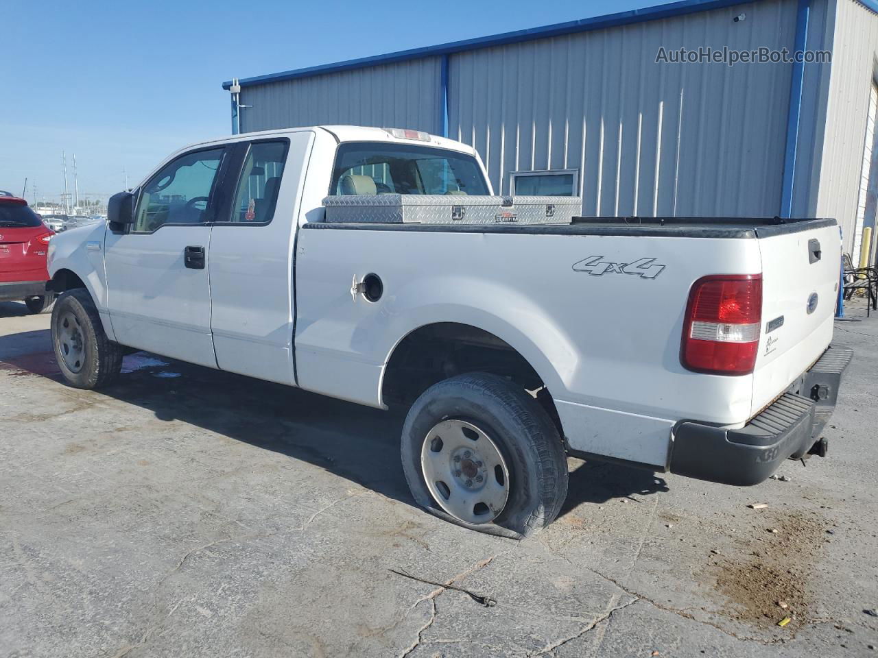 2005 Ford F150  White vin: 1FTRX14W45FA02653