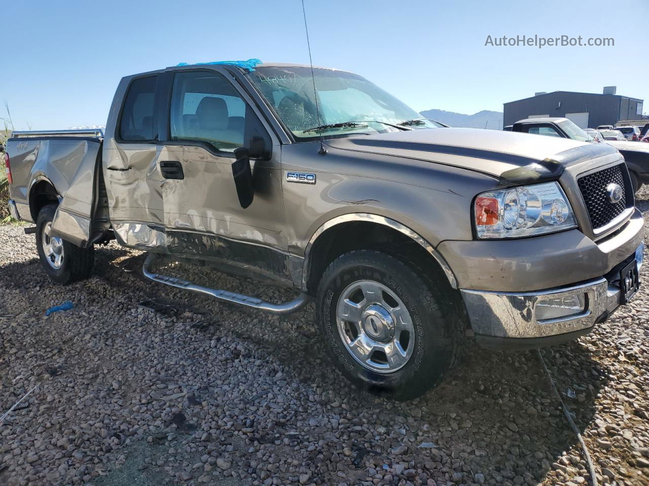 2004 Ford F150  Beige vin: 1FTRX14W54NA50067