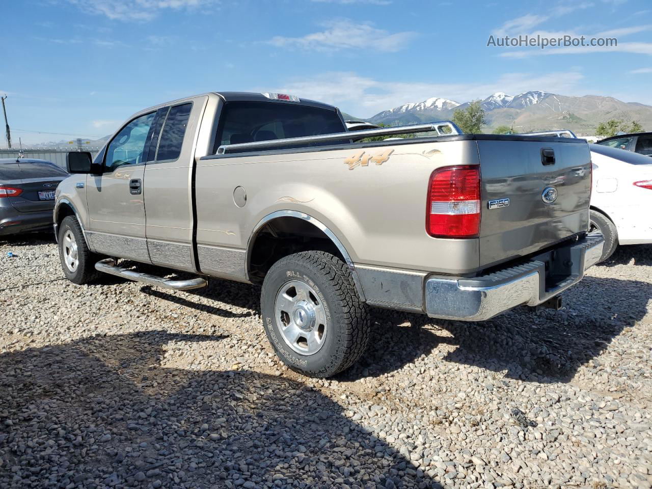 2004 Ford F150  Бежевый vin: 1FTRX14W54NA50067