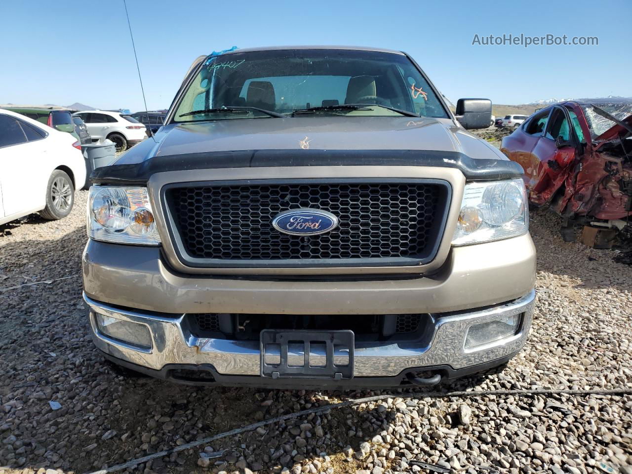 2004 Ford F150  Beige vin: 1FTRX14W54NA50067