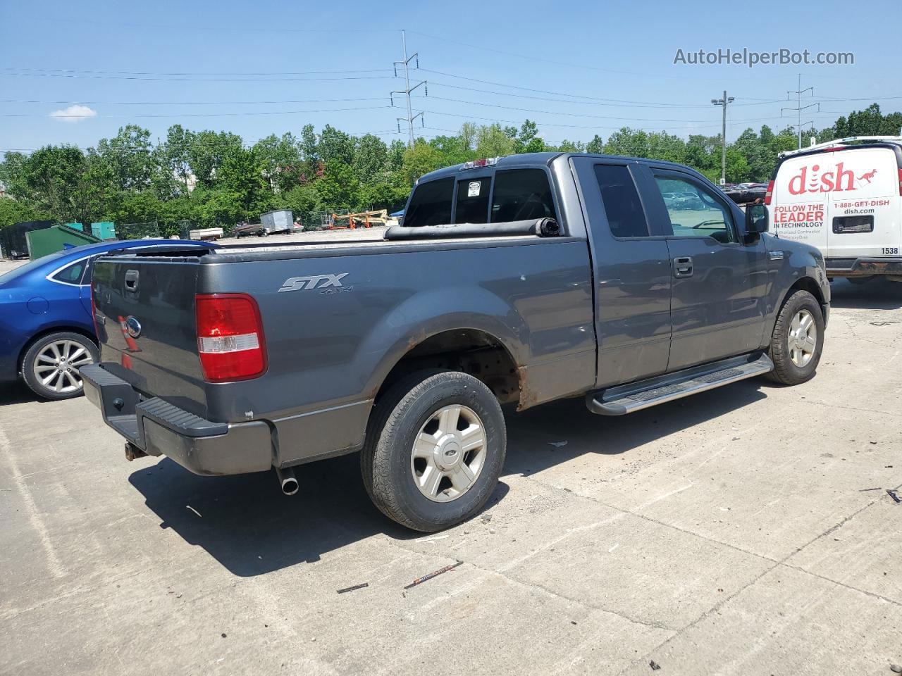 2005 Ford F150  Серый vin: 1FTRX14W55NB77225