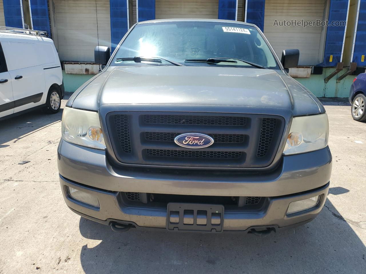 2005 Ford F150  Gray vin: 1FTRX14W55NB77225