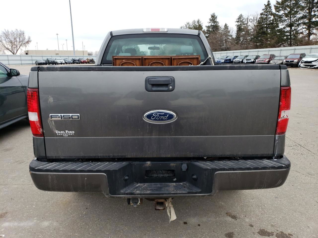 2005 Ford F150  Серый vin: 1FTRX14W65NB21536