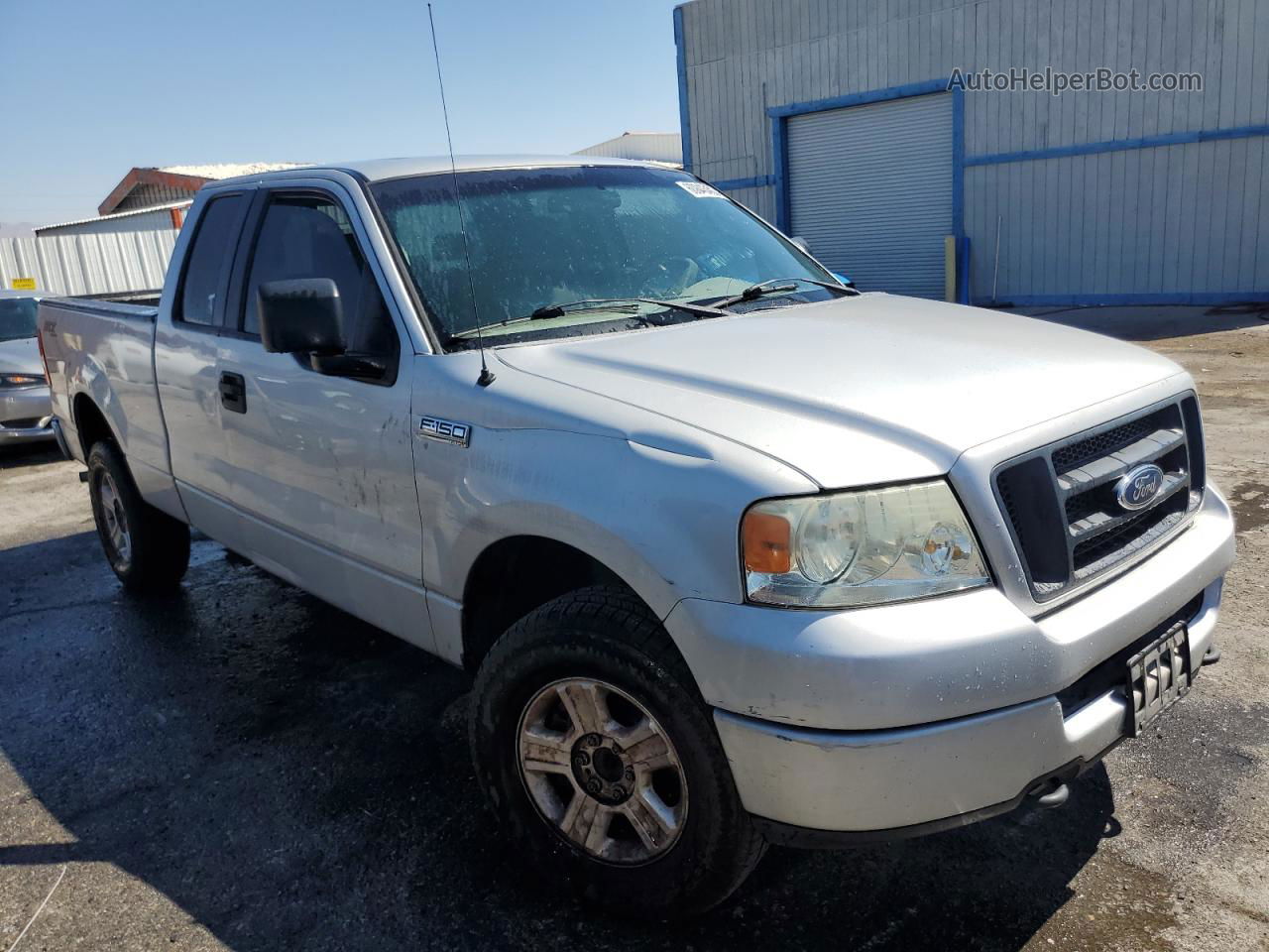 2005 Ford F150  Silver vin: 1FTRX14W75FB06411