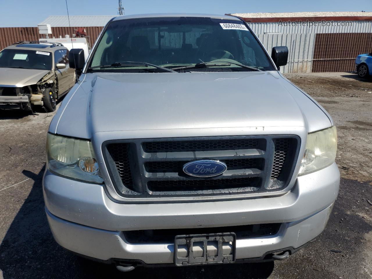 2005 Ford F150  Silver vin: 1FTRX14W75FB06411