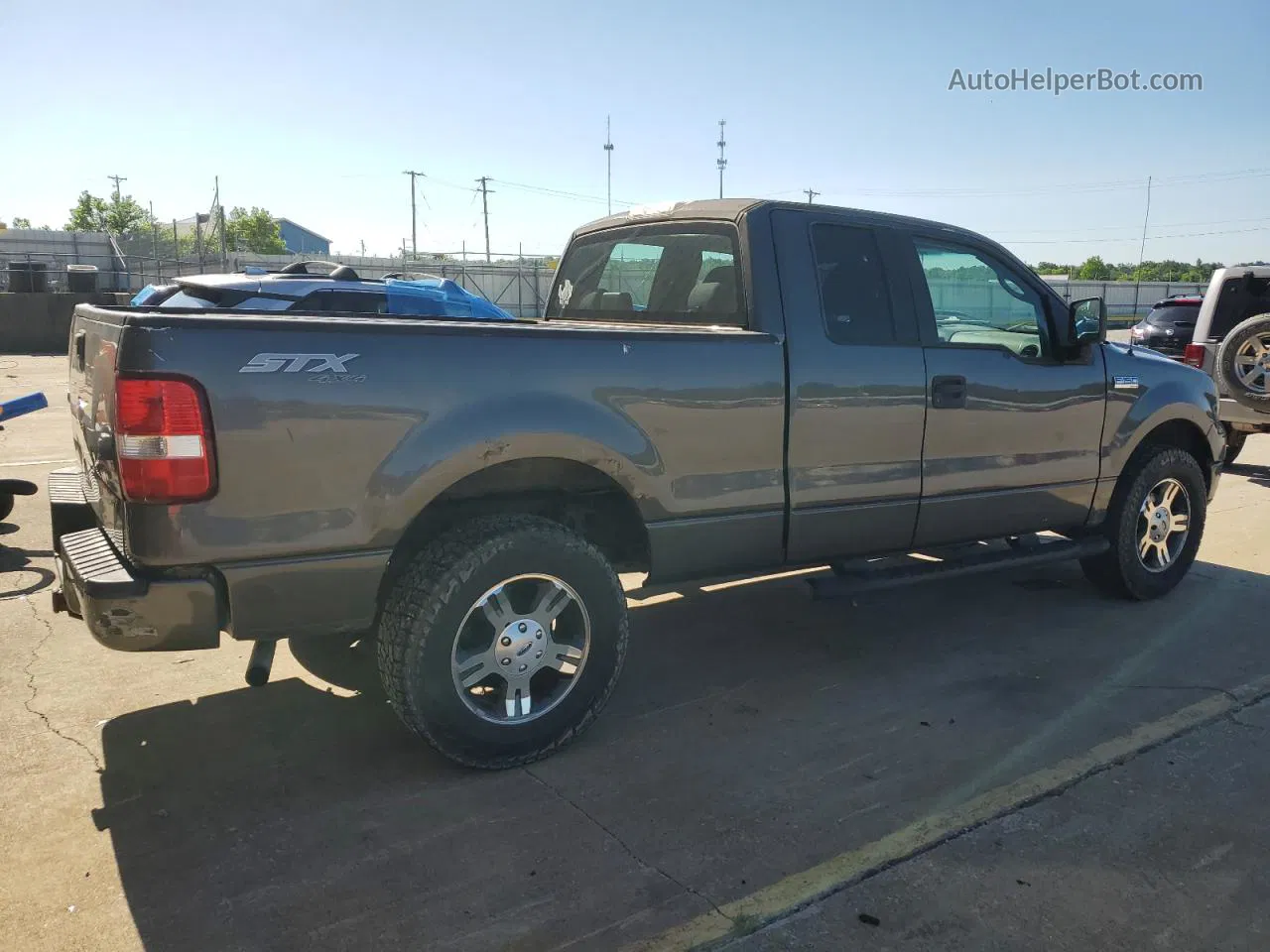 2005 Ford F150  Gray vin: 1FTRX14WX5FA36158