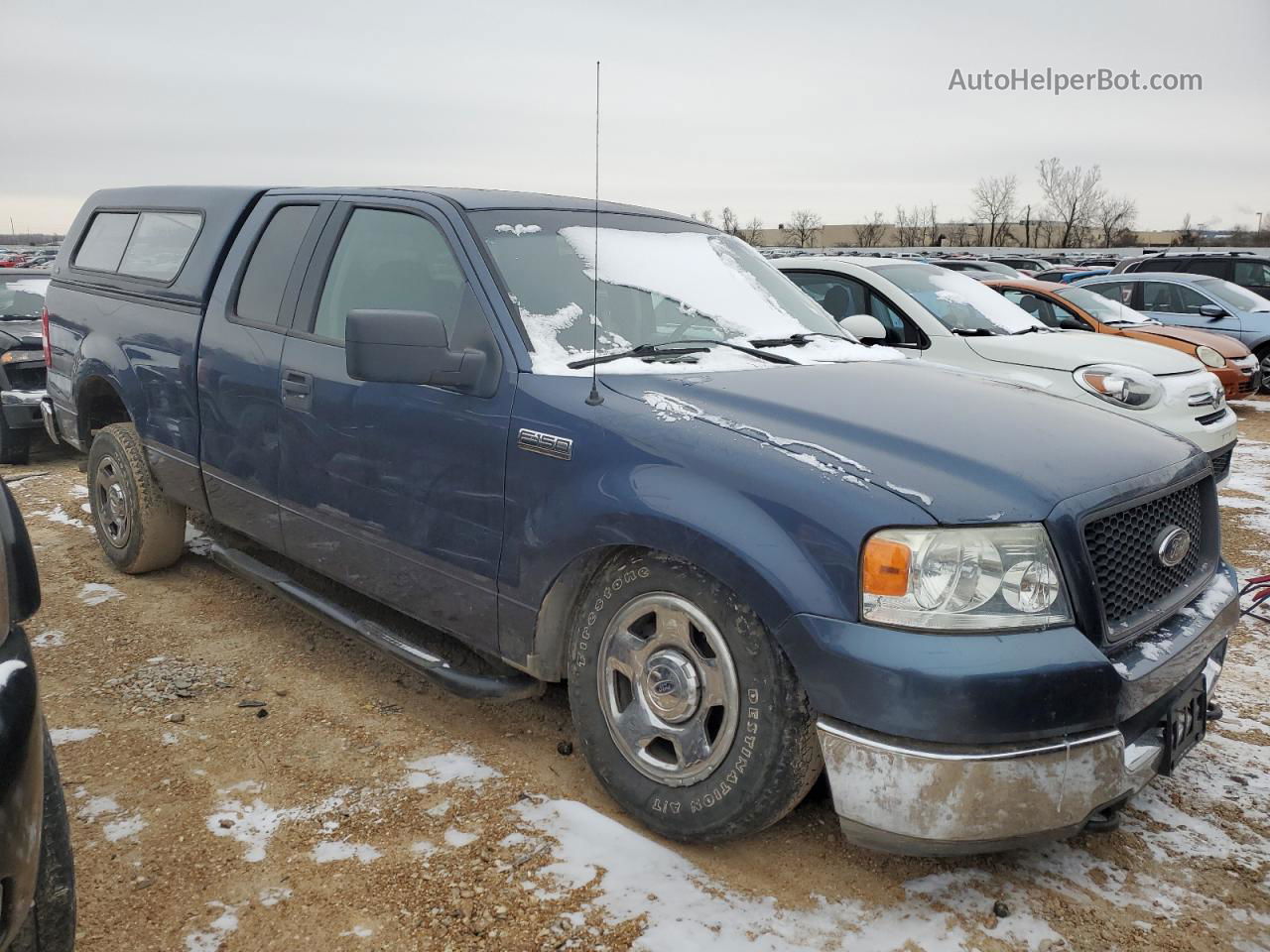 2005 Ford F150  Синий vin: 1FTRX14WX5NA31872