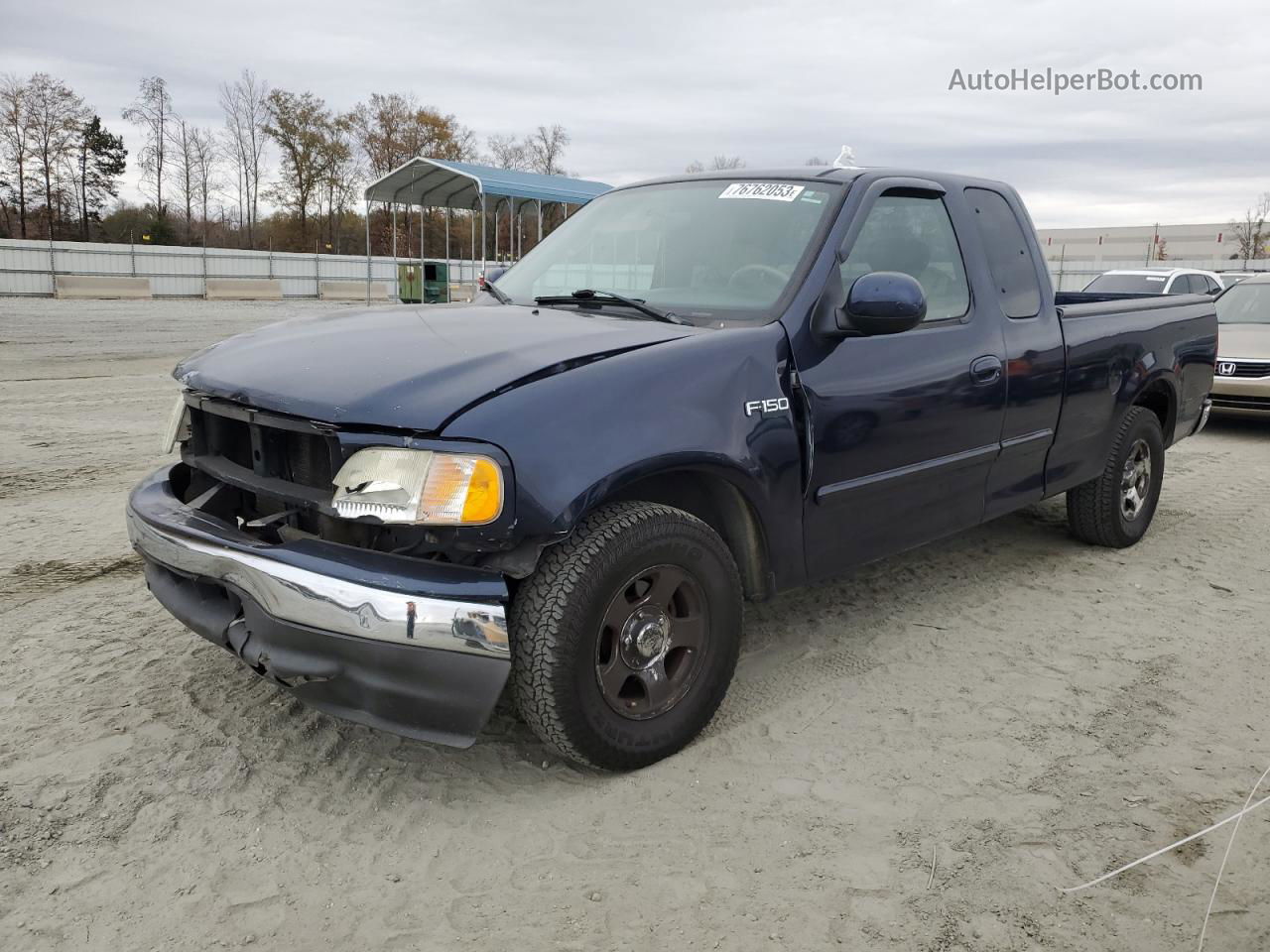 2003 Ford F150  Синий vin: 1FTRX17203NA41512