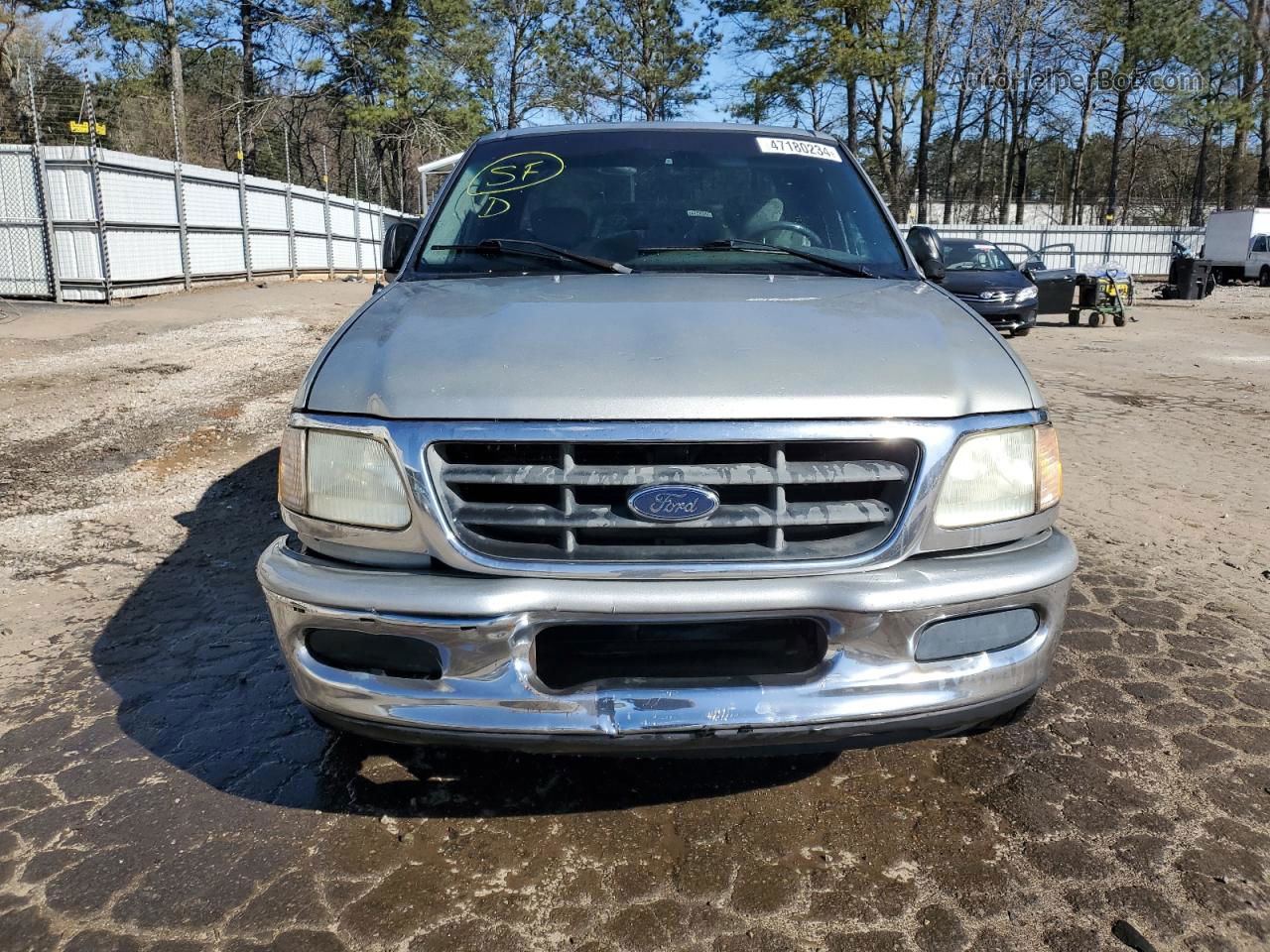 2003 Ford F150  Silver vin: 1FTRX17L43NB42626