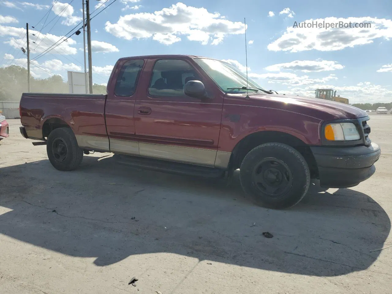 2003 Ford F150  Красный vin: 1FTRX17L63NA20236