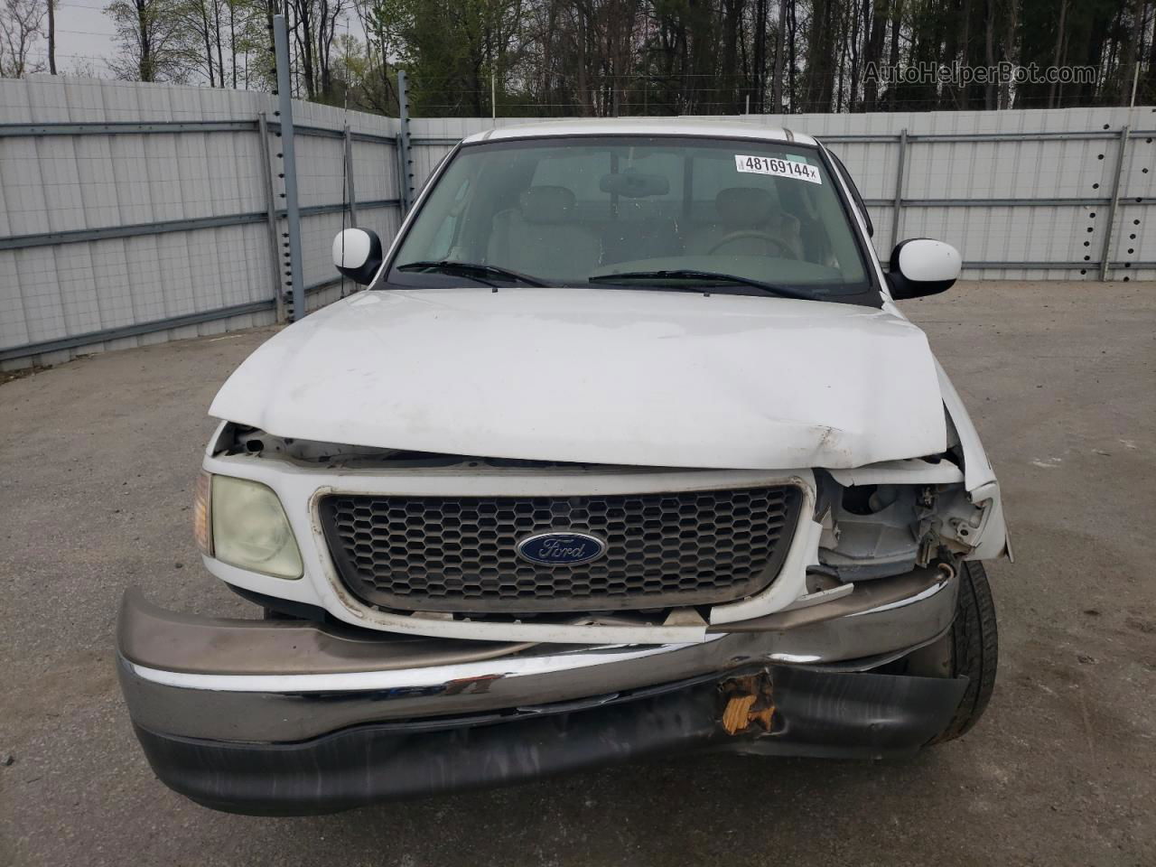 2003 Ford F150  White vin: 1FTRX17LX3NA37606