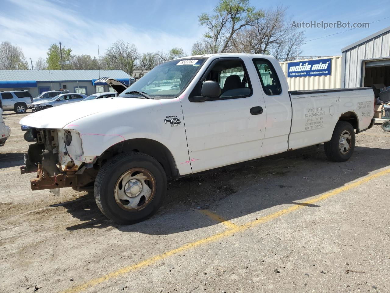 2003 Ford F150  White vin: 1FTRX17W03NA29458