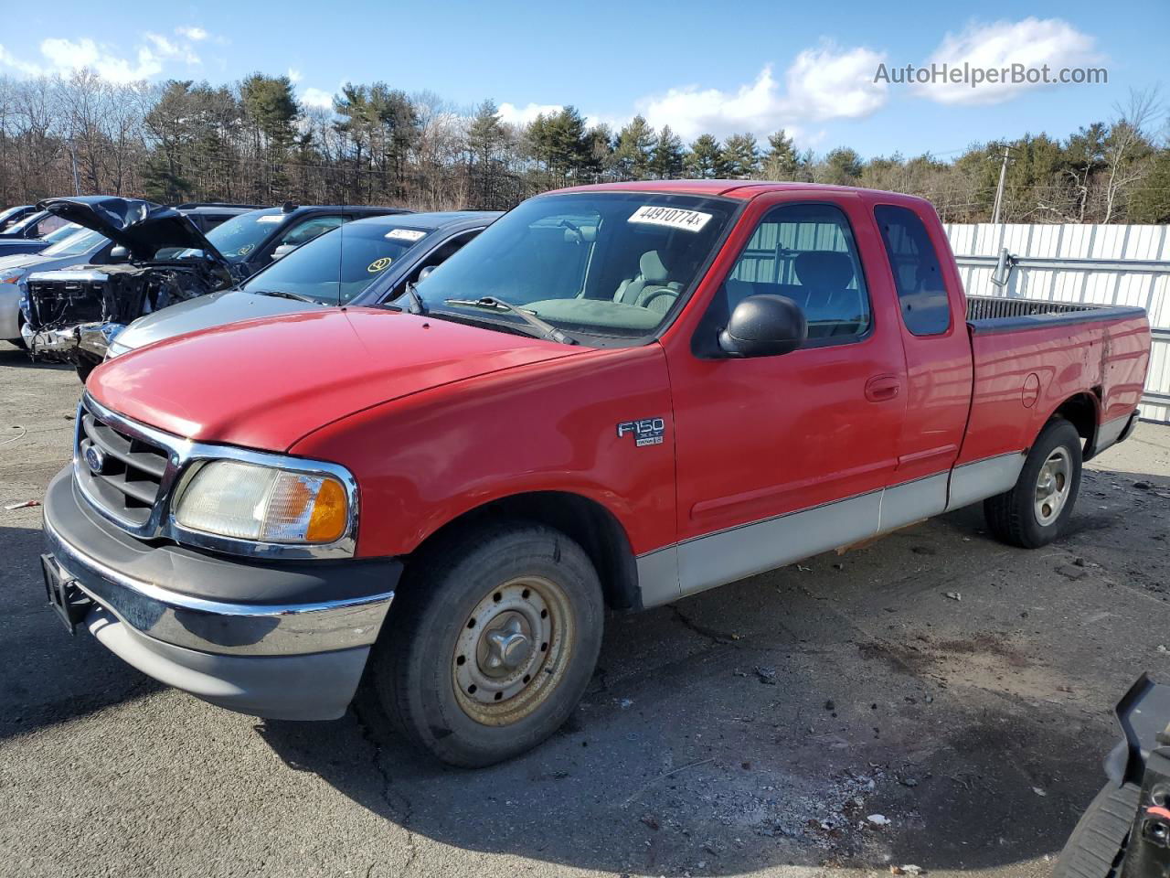 2003 Ford F150  Красный vin: 1FTRX17W03NB95592