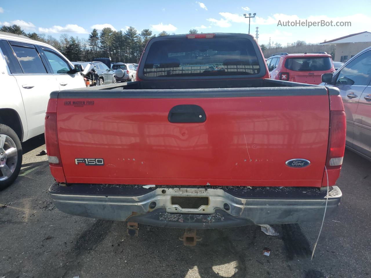 2003 Ford F150  Red vin: 1FTRX17W03NB95592