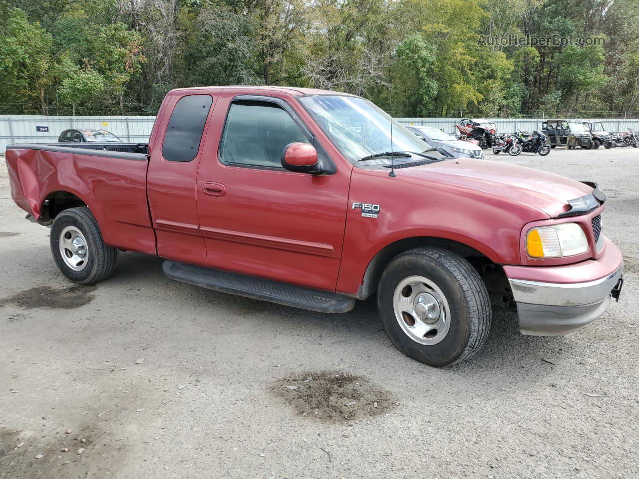 2003 Ford F150  Красный vin: 1FTRX17W13NB38656