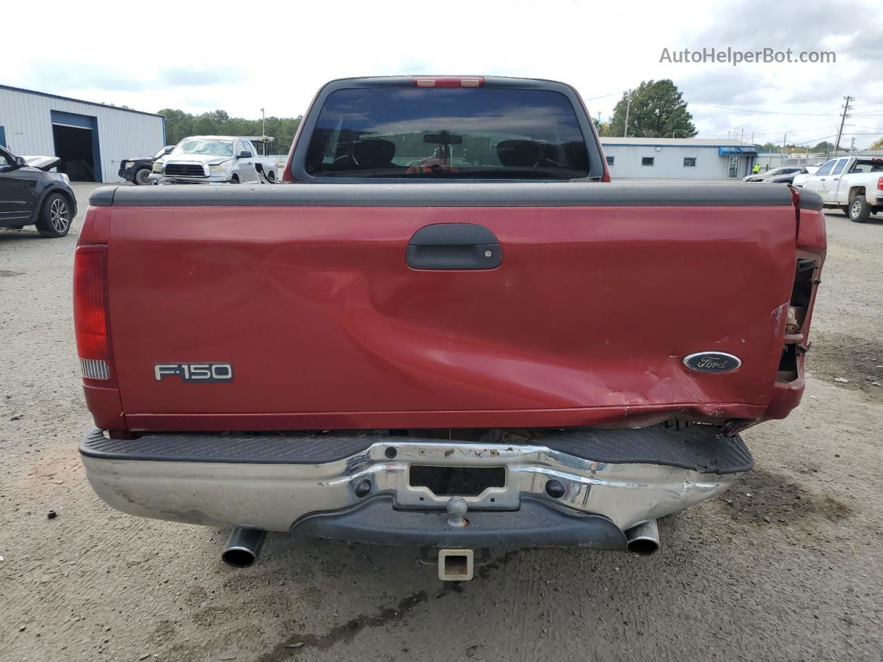 2003 Ford F150  Red vin: 1FTRX17W13NB38656