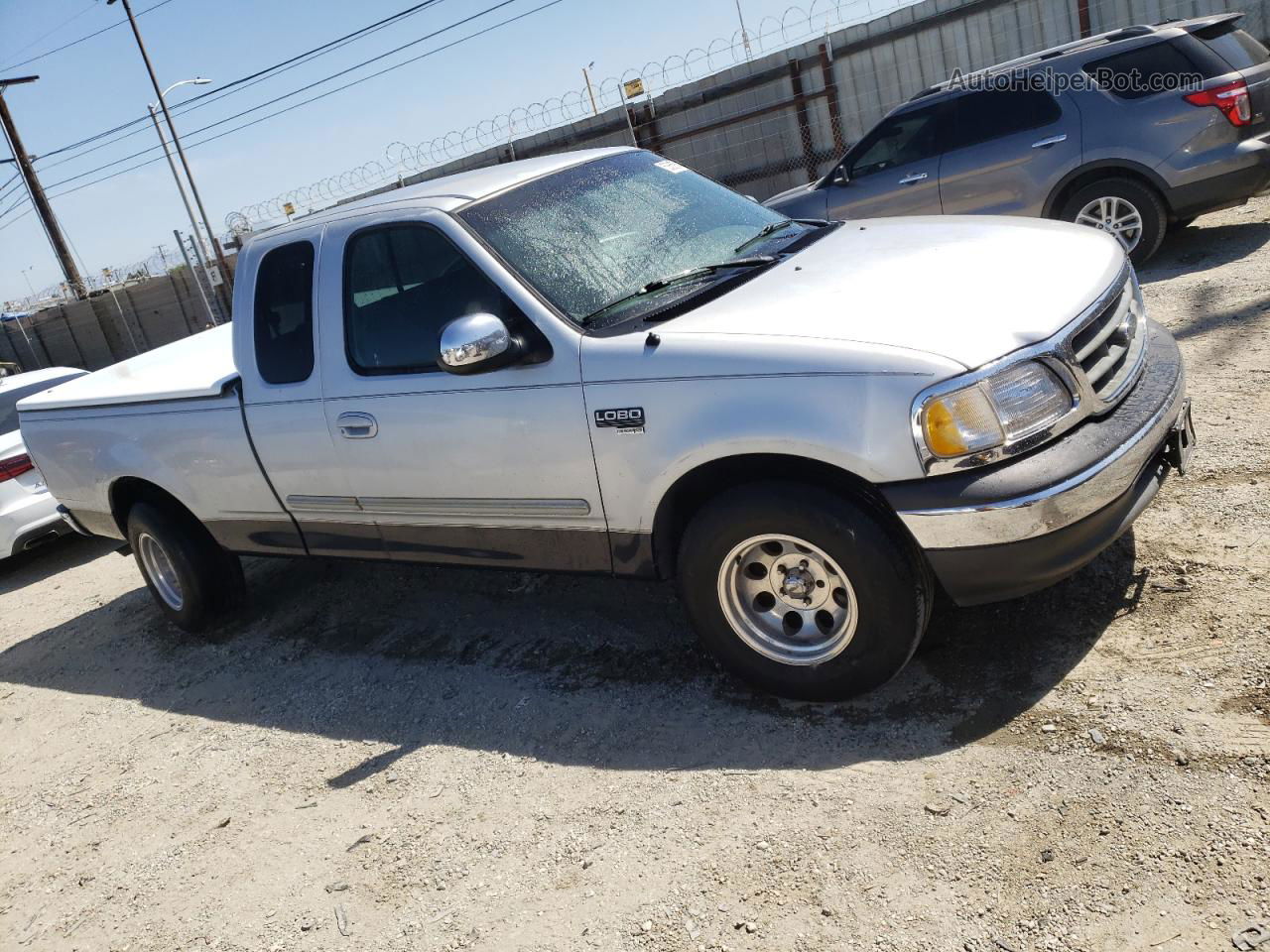 2001 Ford F150  Серебряный vin: 1FTRX17W41KF41044