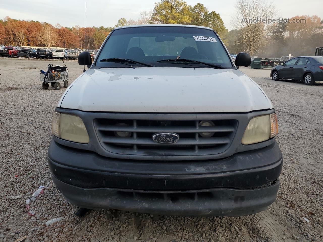 2001 Ford F150  Белый vin: 1FTRX17W41NA36278