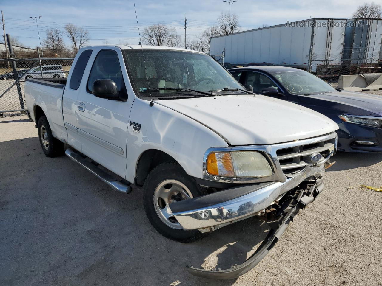 2003 Ford F150  White vin: 1FTRX17W53NB55525