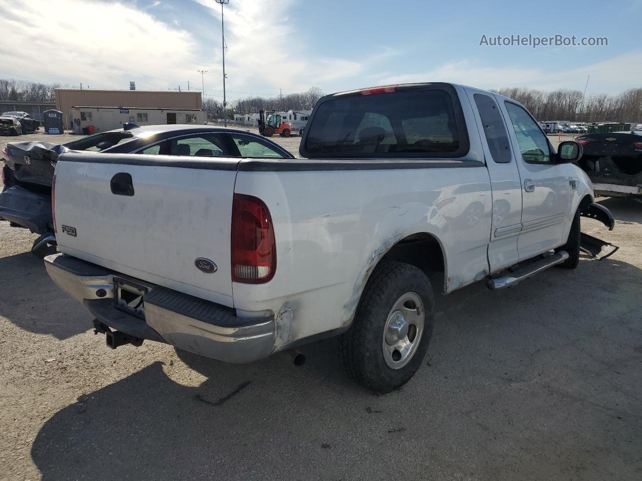 2003 Ford F150  Белый vin: 1FTRX17W53NB55525