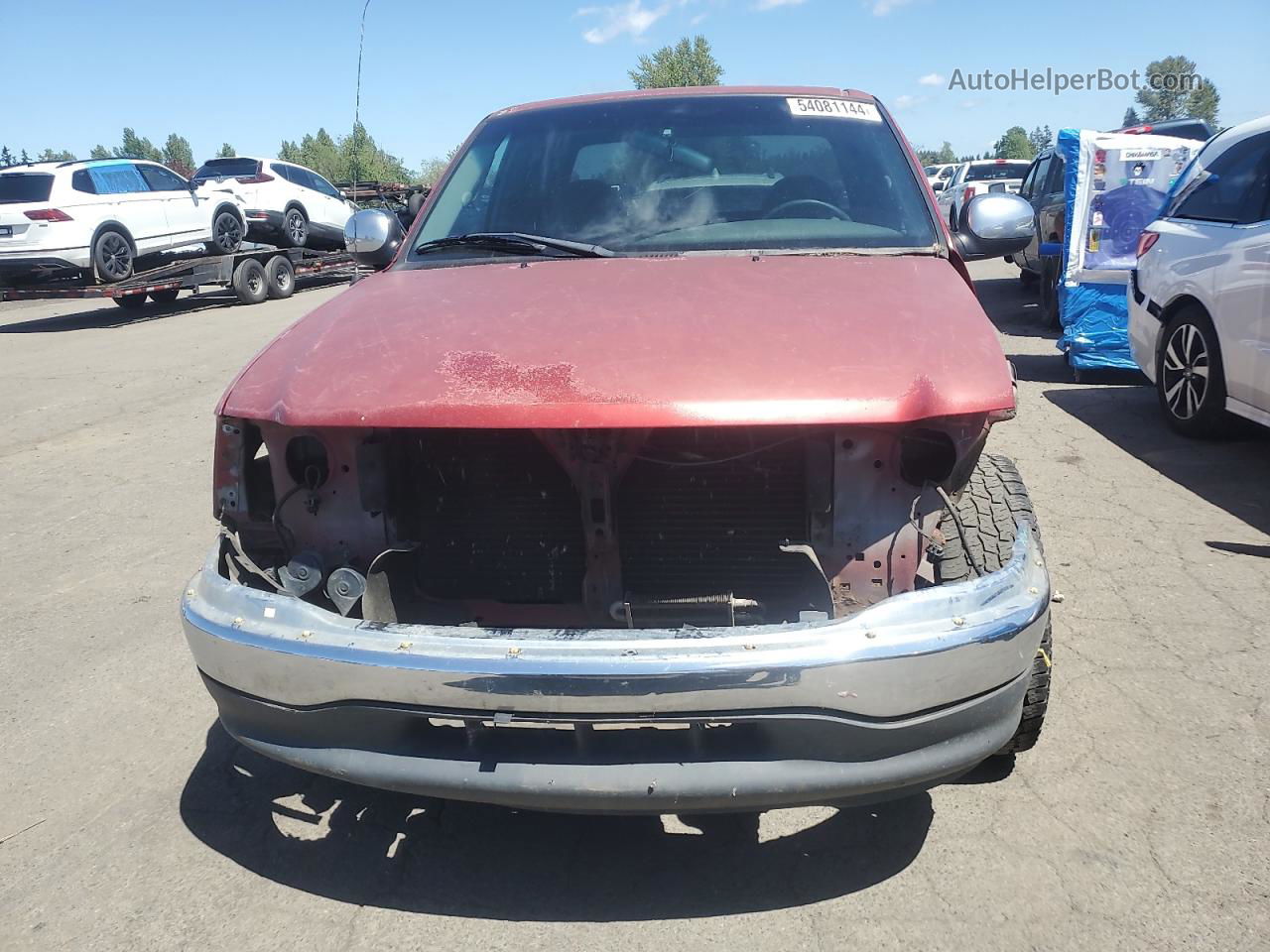 2001 Ford F150  Red vin: 1FTRX17W81KE47085