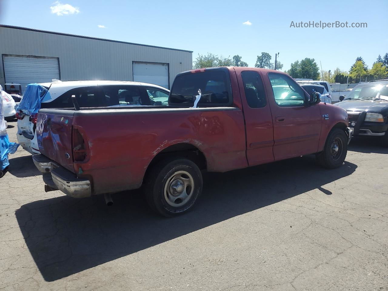 2001 Ford F150  Красный vin: 1FTRX17W81KE47085