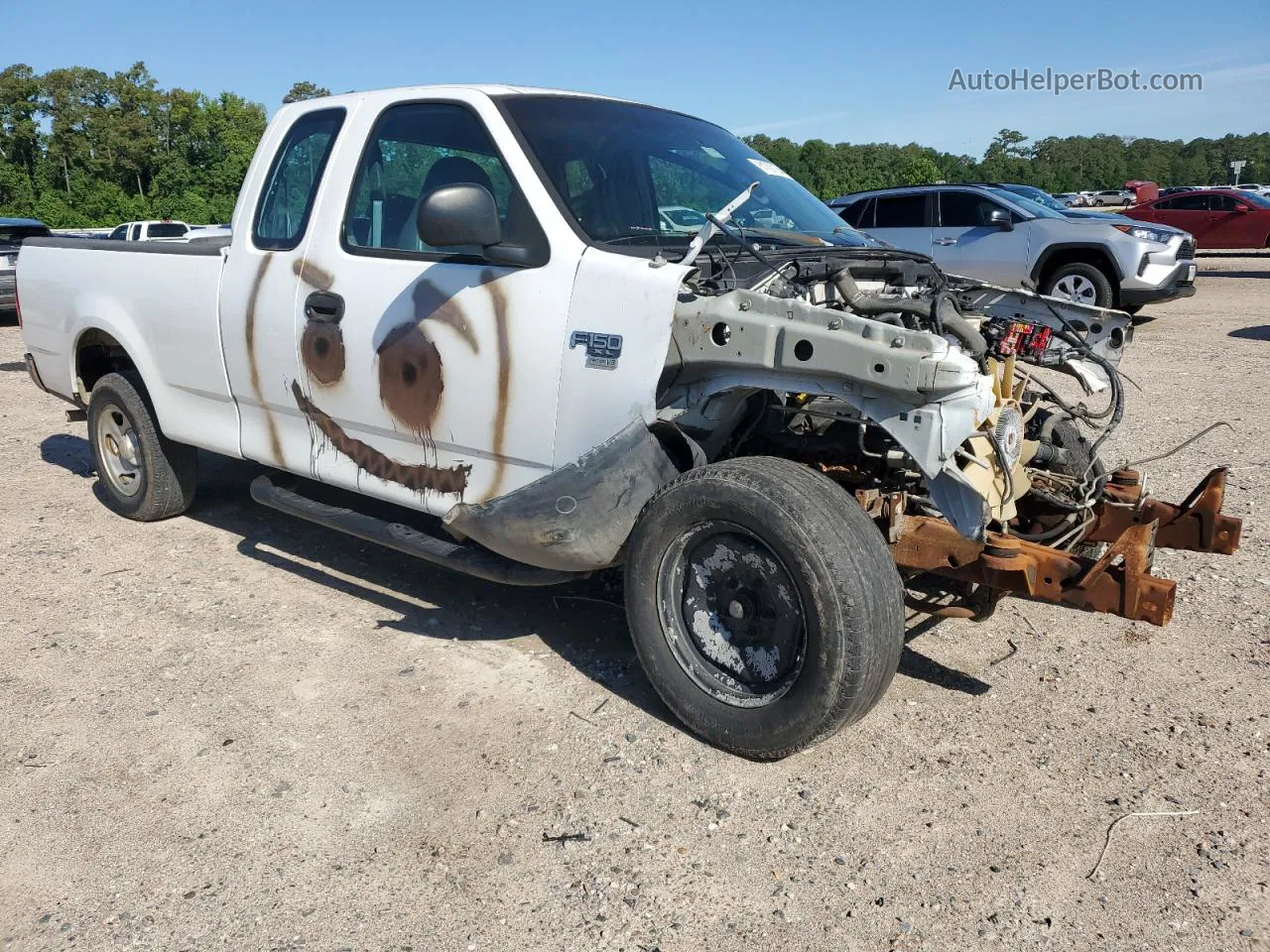 2003 Ford F150  White vin: 1FTRX17W83NB37780