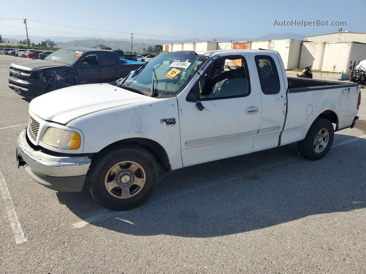 2003 Ford F150  White vin: 1FTRX17W93NB81190