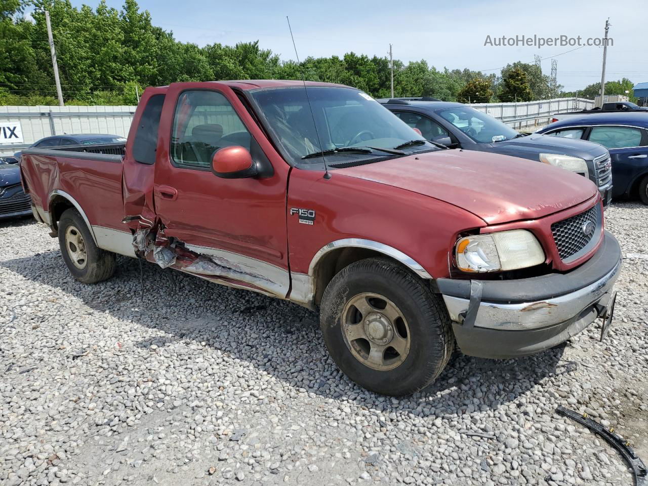 2001 Ford F150  Maroon vin: 1FTRX17WX1NA93326