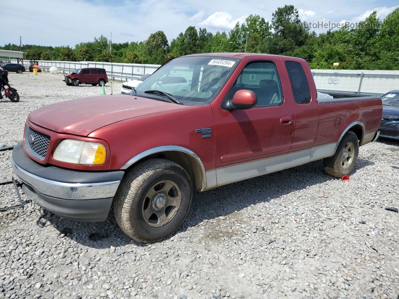 2001 Ford F150  Maroon vin: 1FTRX17WX1NA93326