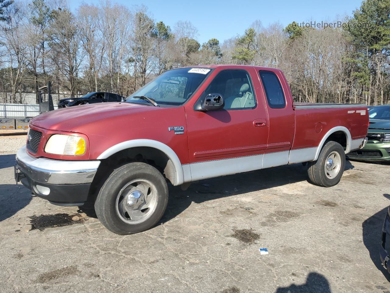 2001 Ford F150  Burgundy vin: 1FTRX18L11NA52572