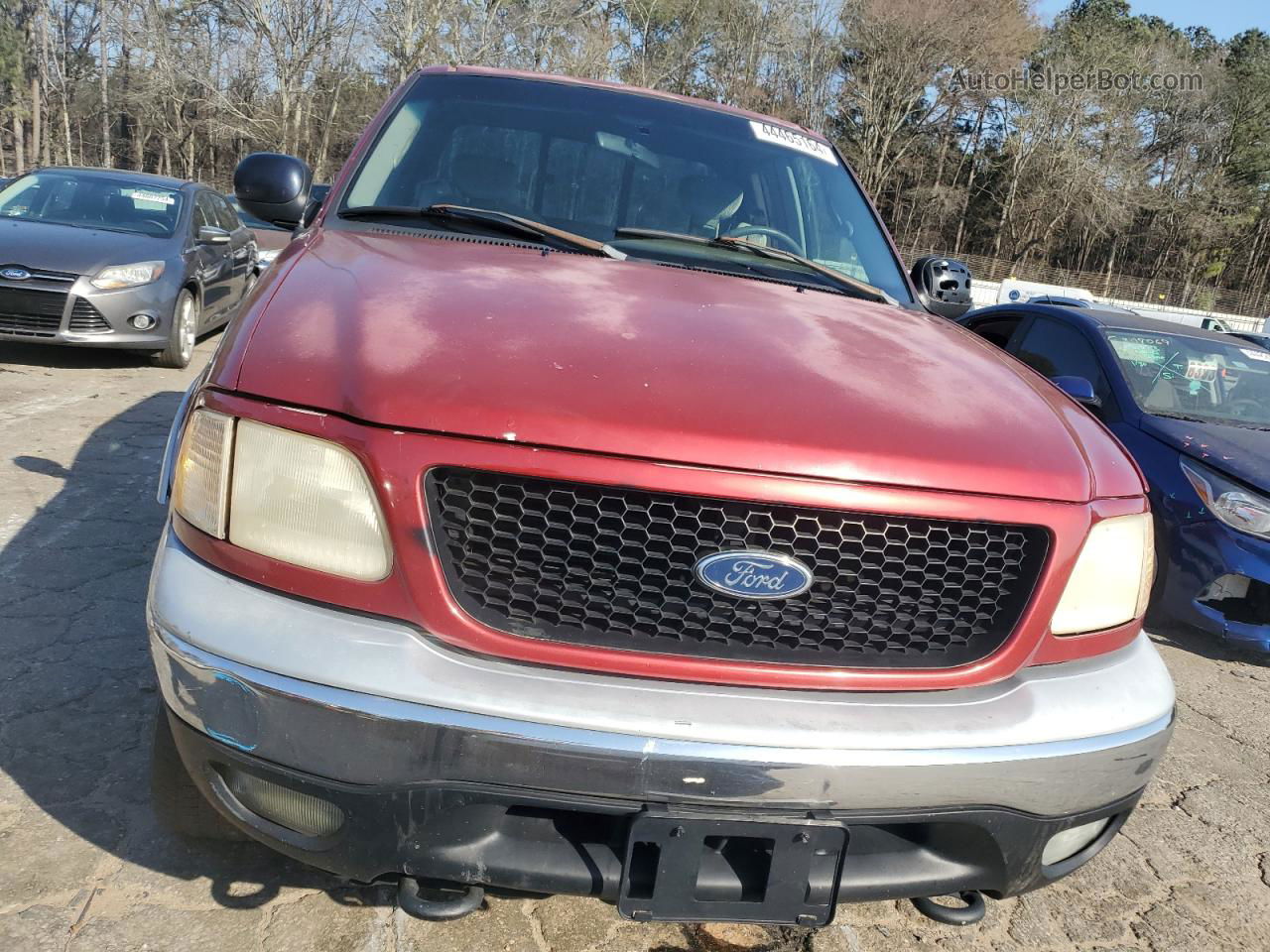 2001 Ford F150  Burgundy vin: 1FTRX18L11NA52572