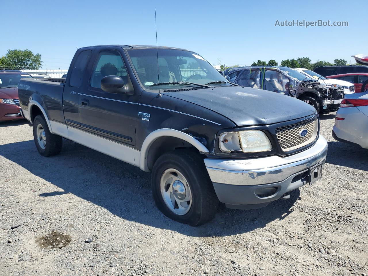 2001 Ford F150  Синий vin: 1FTRX18L21NA80946