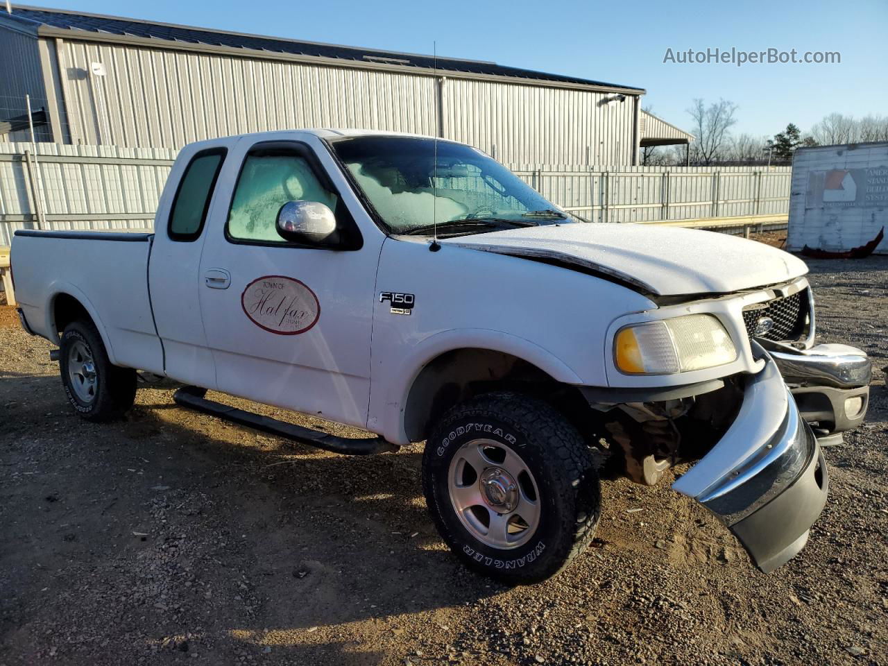 2003 Ford F150  Белый vin: 1FTRX18L23NA59128