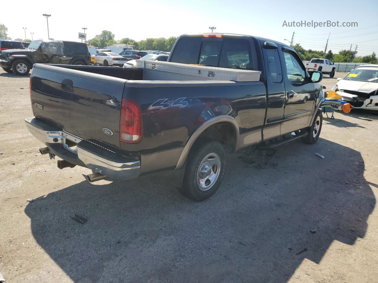 2001 Ford F150  Синий vin: 1FTRX18L31NA45560