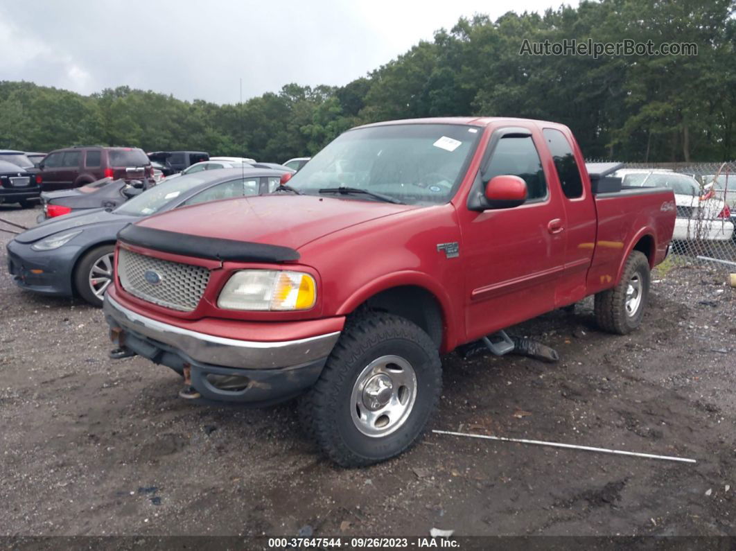 2001 Ford F-150 Xl/xlt/lariat Red vin: 1FTRX18L41NA19047