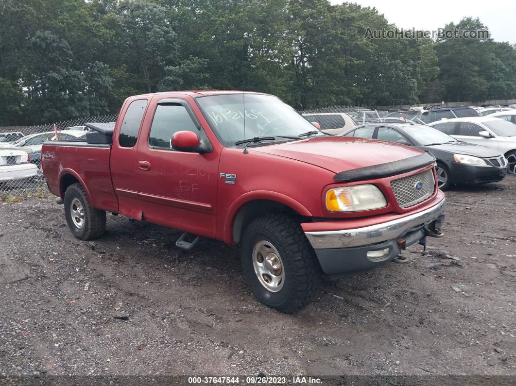 2001 Ford F-150 Xl/xlt/lariat Red vin: 1FTRX18L41NA19047