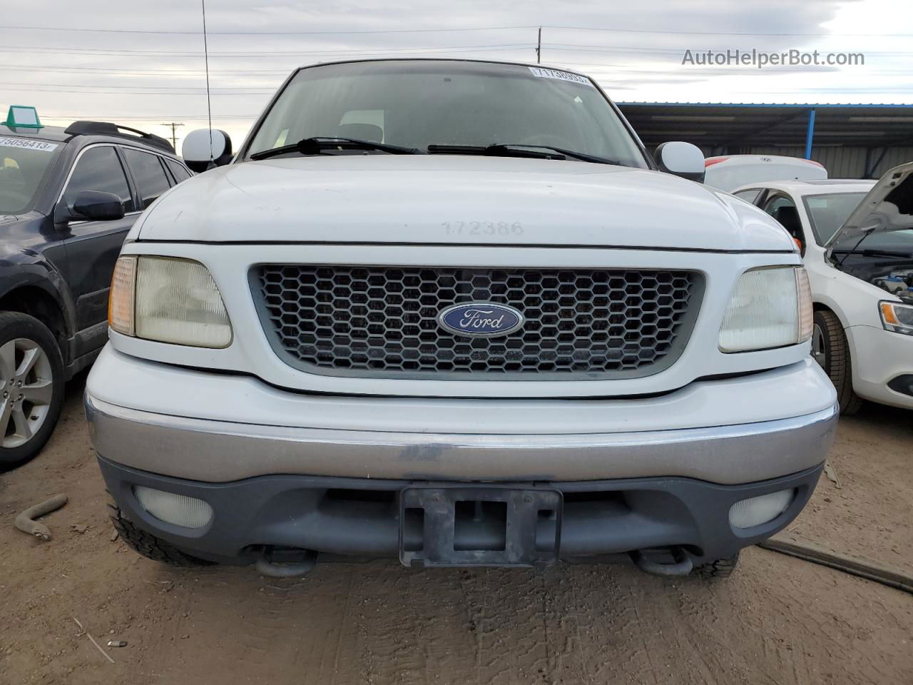 2001 Ford F150  White vin: 1FTRX18L51NB41058