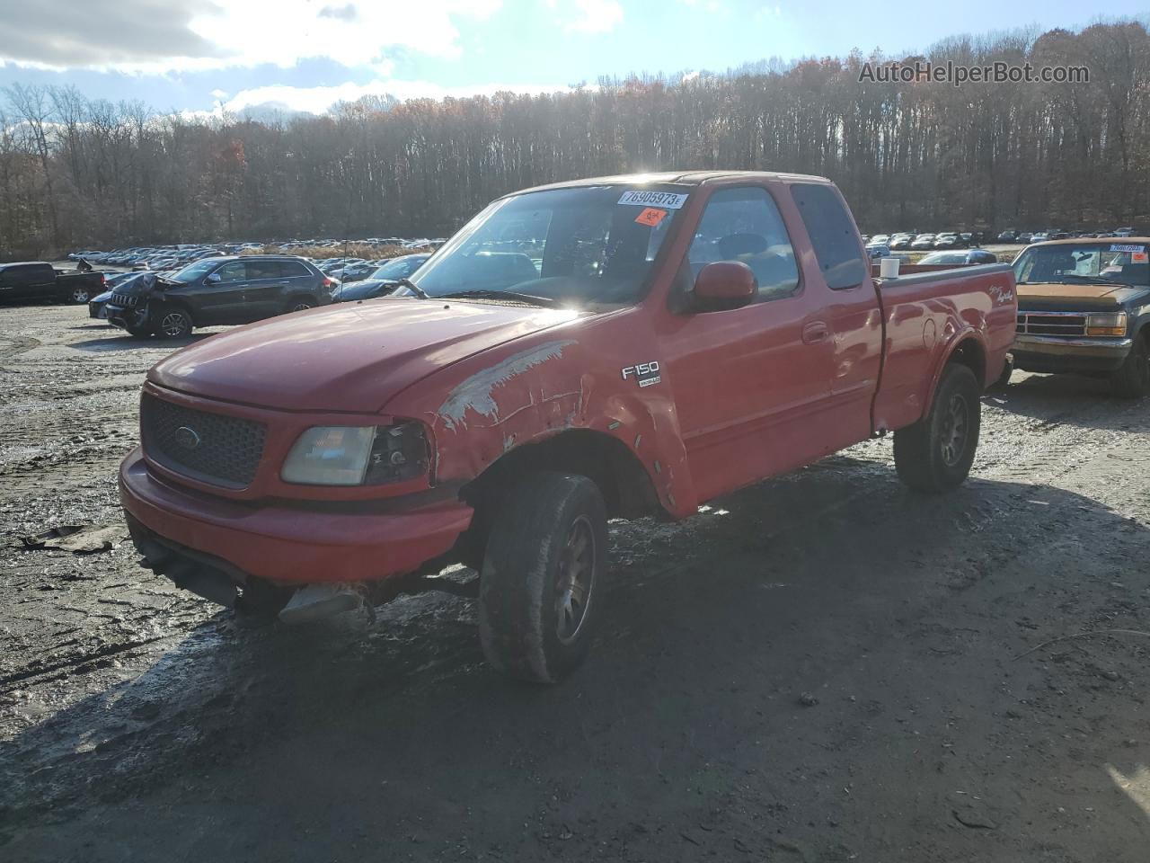 2001 Ford F150  Red vin: 1FTRX18L81NB01315