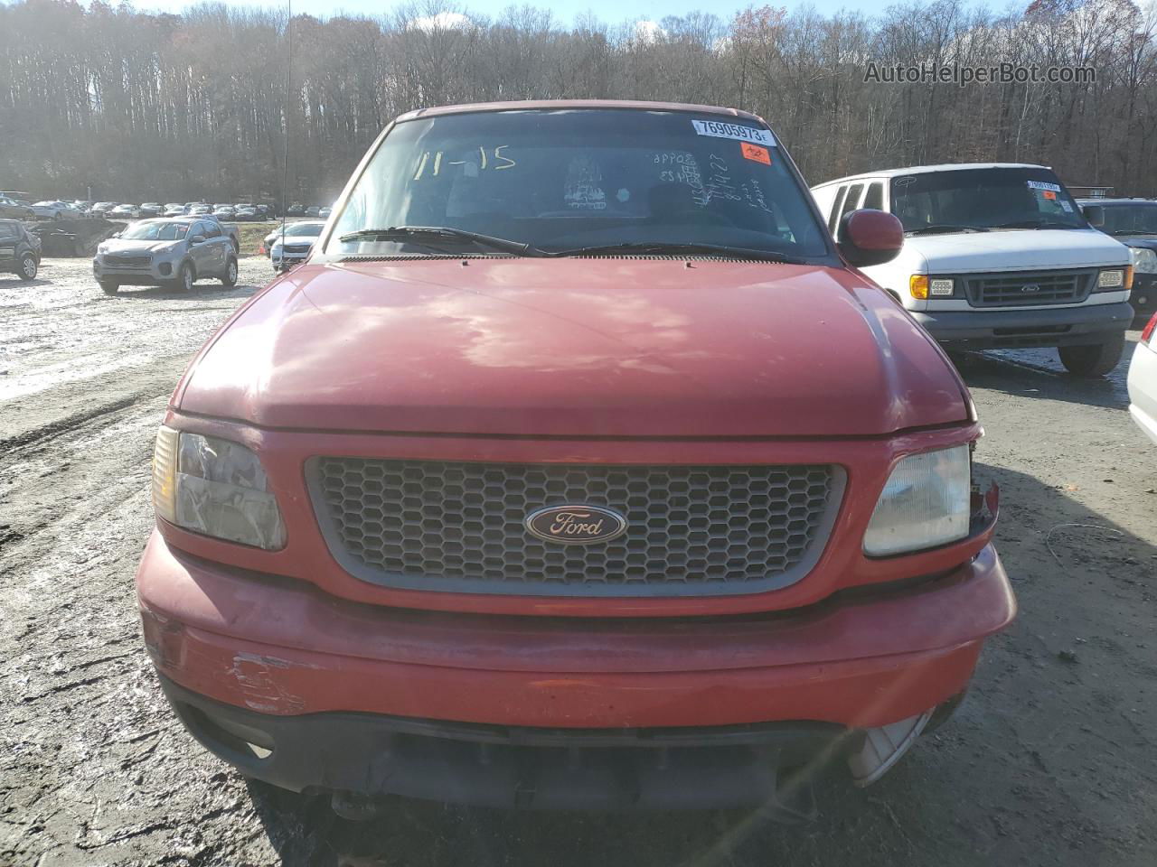 2001 Ford F150  Red vin: 1FTRX18L81NB01315