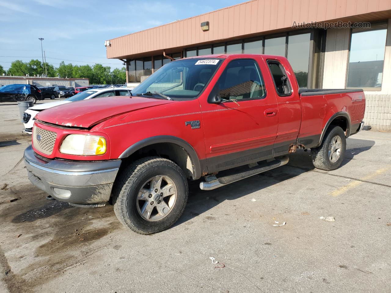 2003 Ford F150  Красный vin: 1FTRX18LX3NA56140