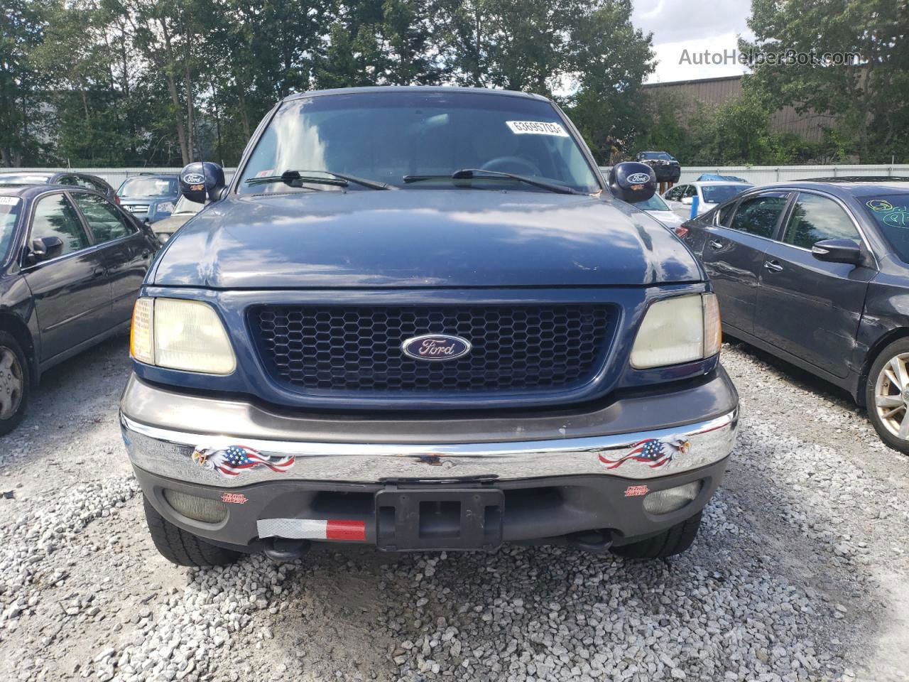 2003 Ford F150  Blue vin: 1FTRX18W33NA73436