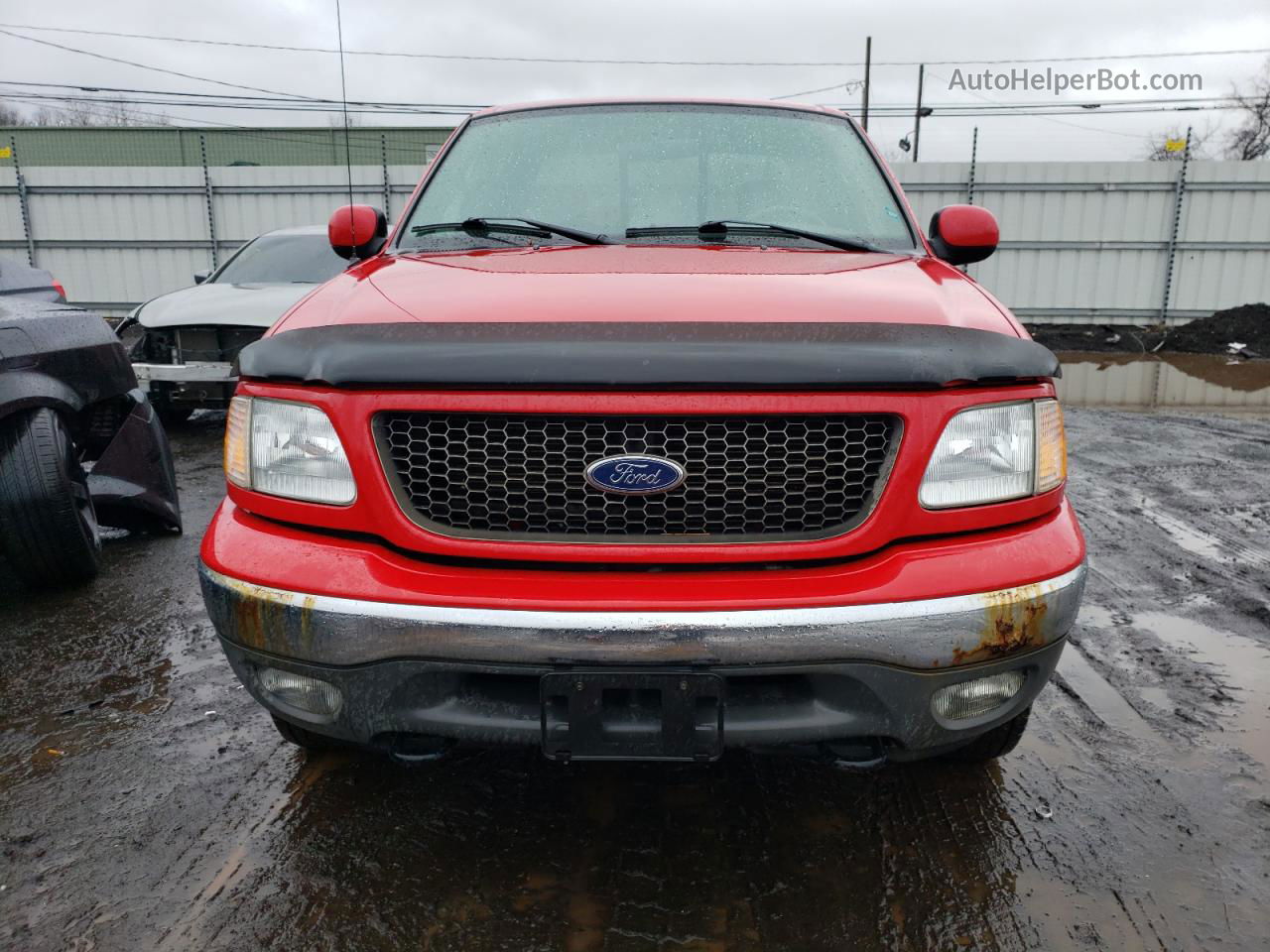 2003 Ford F150  Красный vin: 1FTRX18W33NB91342