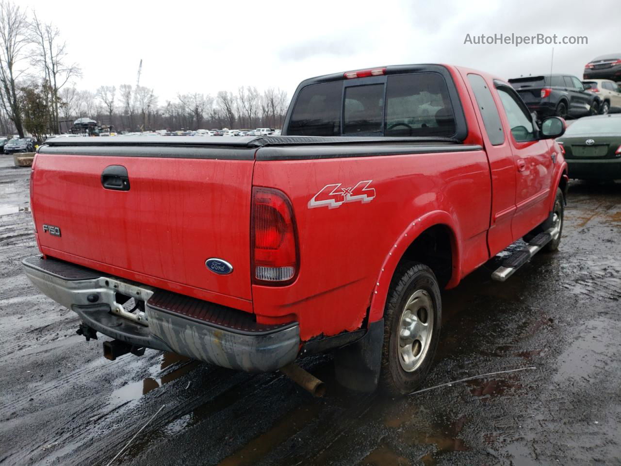 2003 Ford F150  Красный vin: 1FTRX18W33NB91342