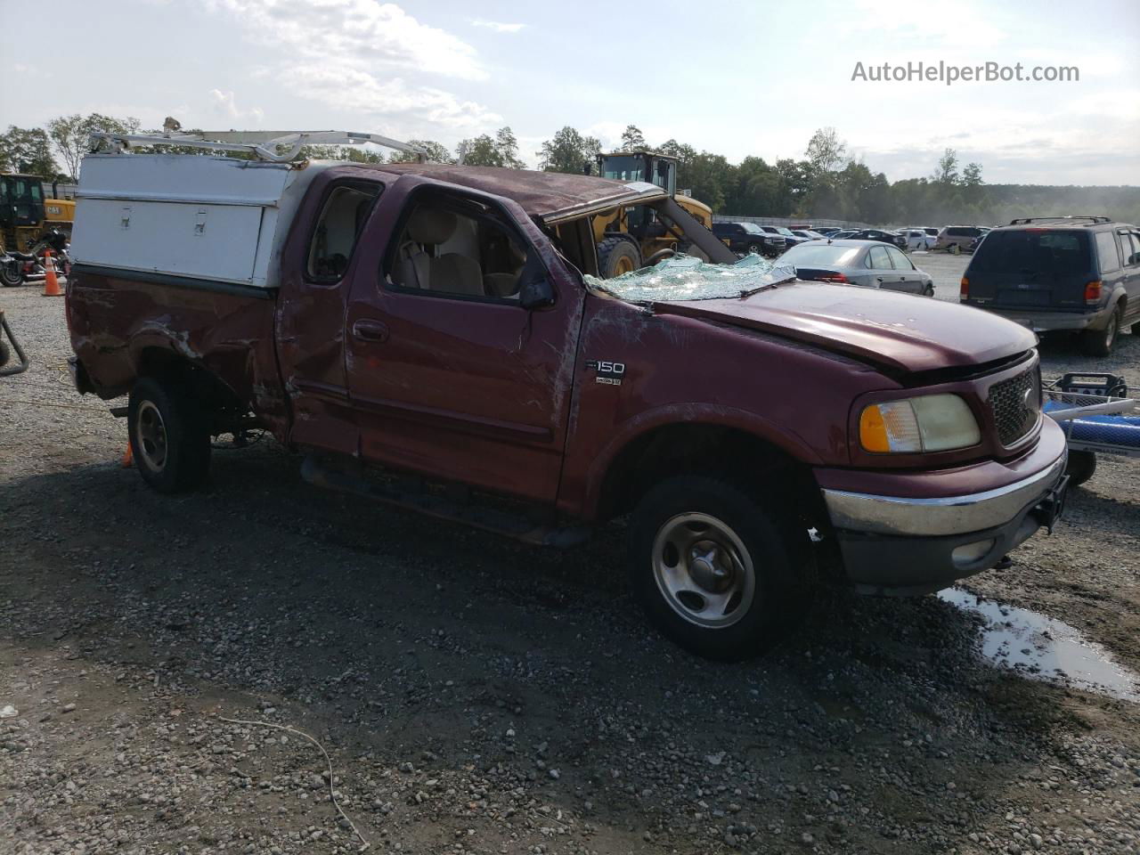 2003 Ford F150  Красный vin: 1FTRX18W53NA49350