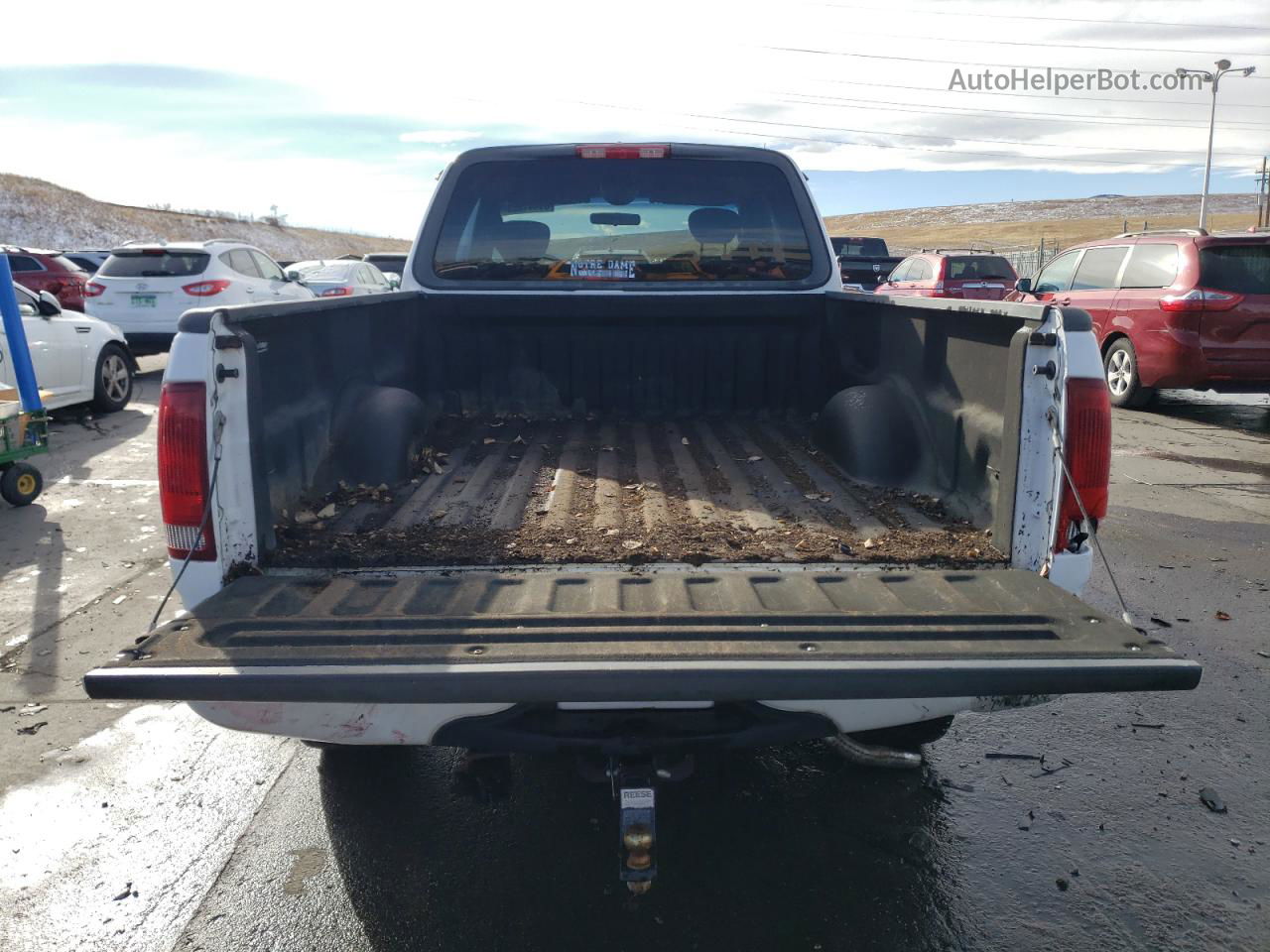 2003 Ford F150  White vin: 1FTRX18W63NA76489