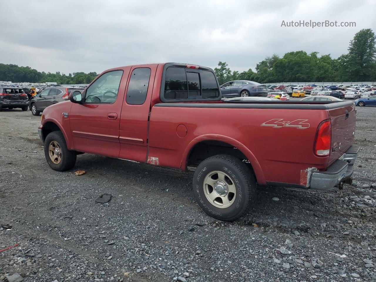 2003 Ford F150  Red vin: 1FTRX18W73NB87794