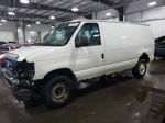 2008 Ford Econoline E350 Super Duty Van White vin: 1FTSE34L18DA10413