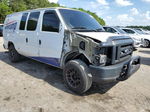 2008 Ford Econoline E350 Super Duty Van White vin: 1FTSE34P58DB04166